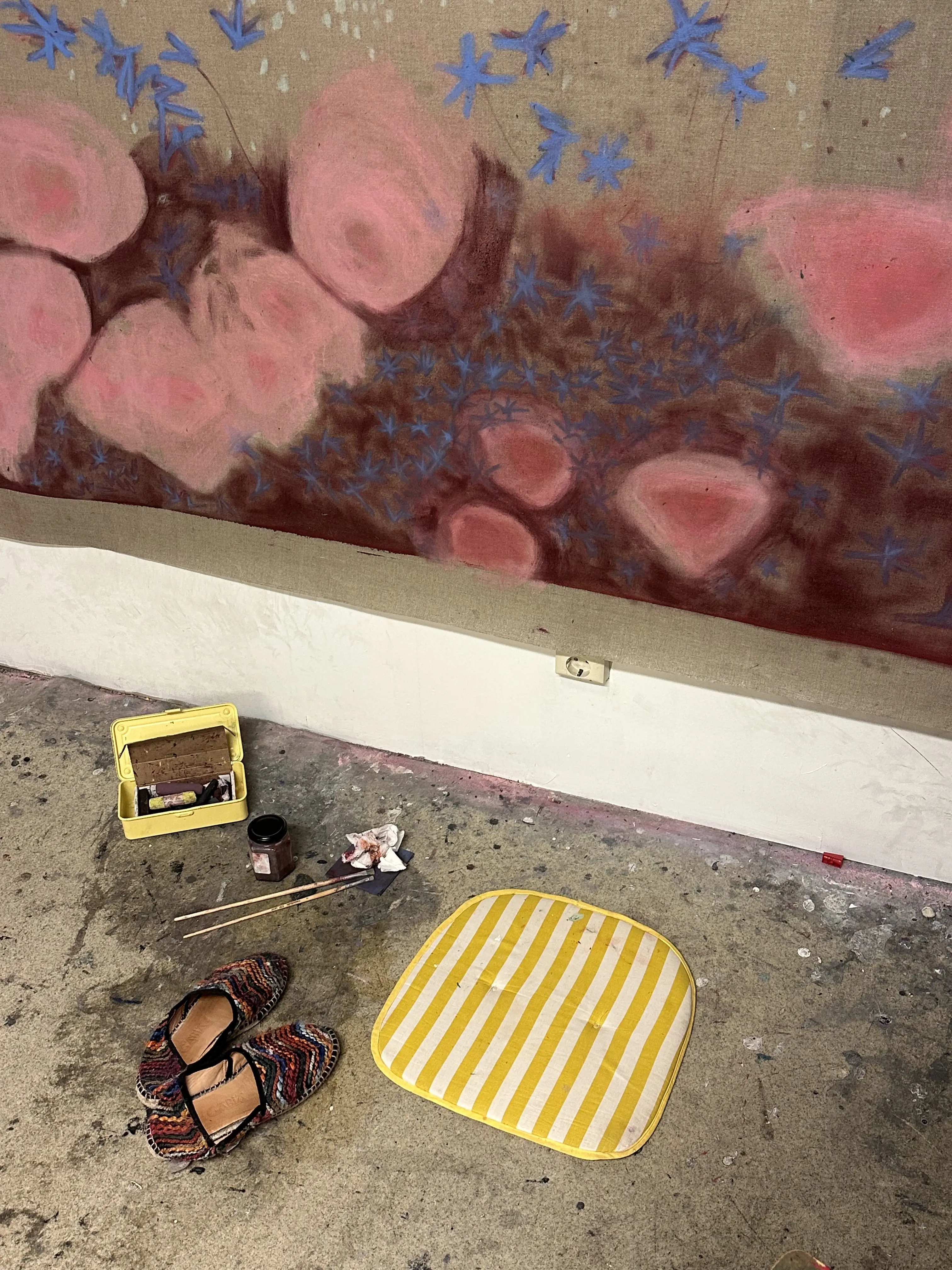 Studio view of Noémie Kirscher